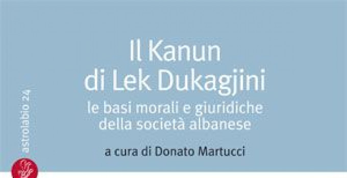 Il Kanun di Lek Dugagjini