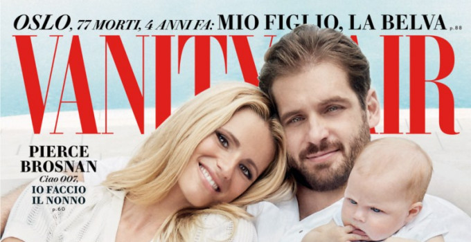 INTERVISTA ESCLUSIVA A MICHELLE HUNZIKER DOMANI SU VANITY FAIR