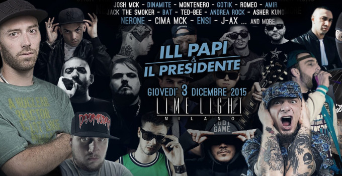 VINCI UN BIGLIETTO PER LA GRANDE NOTTE DEL RAP ITALIANO A MILANO IL 3 DICEMBRE 2015!