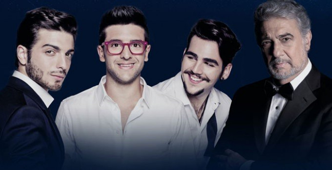 La conferenza stampa de Il Volo a Firenze per il concerto - evento ‘’Una notte magica – Tributo ai tre tenori’’