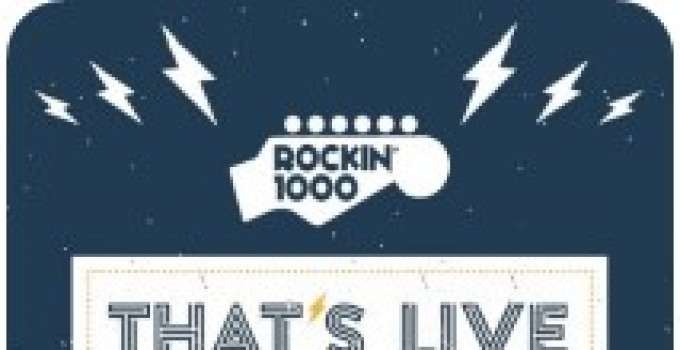 Rockin'1000 pubblicano il cd "That's Live - The Biggest Rock Band on Earth" il 27 gennaio