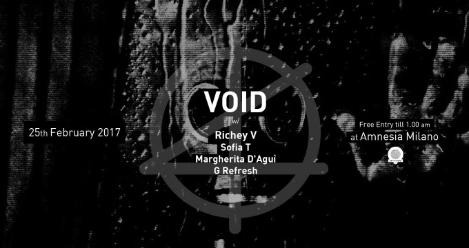 VOID presenta Richey V Sofia T. Margherita D'aguì G Refresh