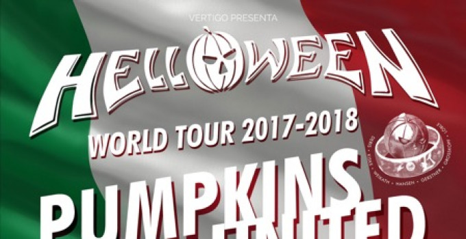 HELLOWEEN - Pumpkins United World Tour 2017-18: data spostata al Mediolanum Forum!