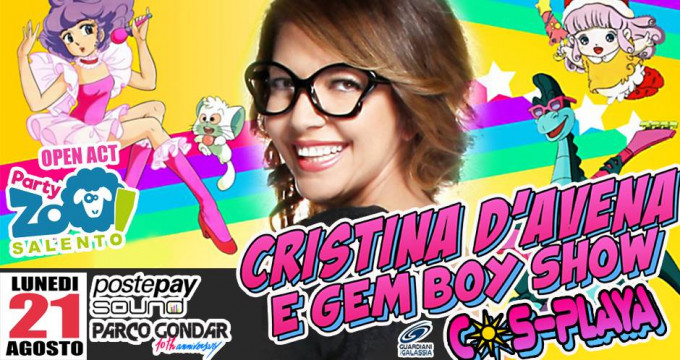 Cristina D'Avena & Gem Boy Show + Cosplaya