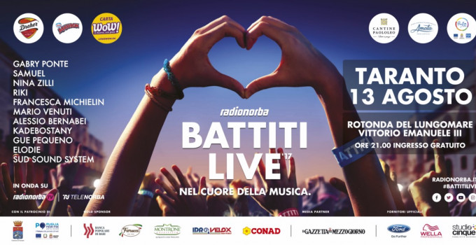 BATTITI LIVE: DOMENICA A TARANTO IL GRAN FINALE