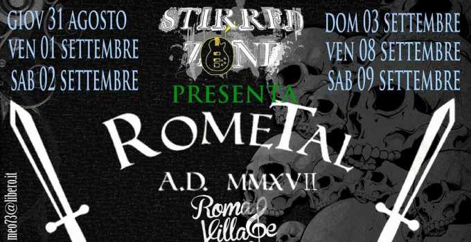 Nella splendida cornice del Roma Village Openair arriva il ROMETAL 2017