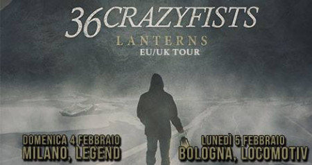 36 Crazyfists // dal vivo a Milano