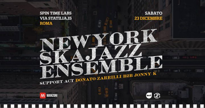 New York Ska Jazz Ensemble at Spin Time Labs, RM