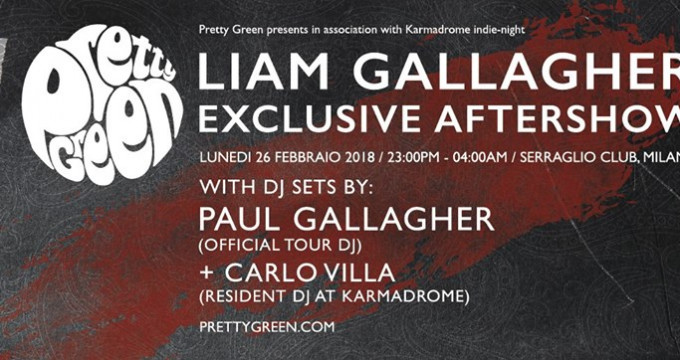 Liam Gallagher Exclusive Aftershow w/ Paul Gallagher @Serraglio