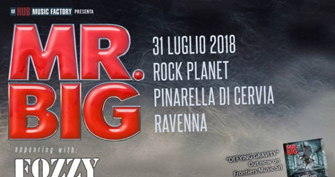 Mr Big at Rock Planet, Pinarella di Cervia RA