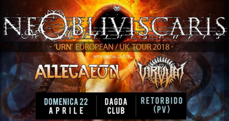 Ne Obliviscaris | Allegaeon | Virvum live at Dagda Club