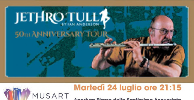 JETHRO TULL mar 24/7 al Musart Festival di Firenze - biglietti da lunedì 19 febbraio