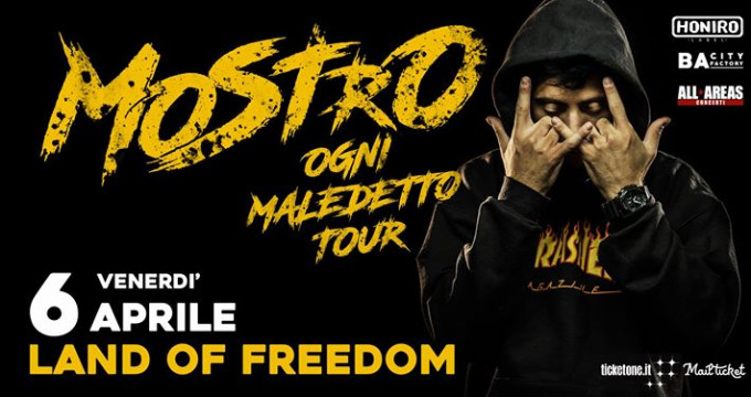 Mostro + open act Shiva at Land of Freedom, Legnano (MI)