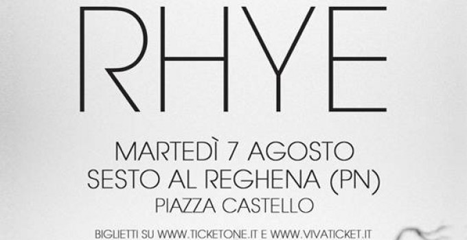 RHYE in Italia ad Agosto con il nuovo album "Blood"