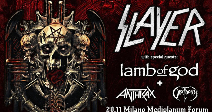 Slayer + Lamb of God + Anthrax + Obituary