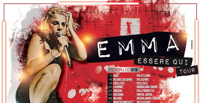 EMMA: torna a FEBBRAIO nei palasport d'Italia con "ESSERE QUI TOUR"!