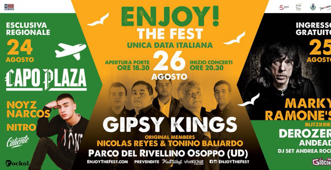 ENJOY! THE FEST  Scopri il nuovo festival al Parco del Rivellino di Osoppo (UD)
