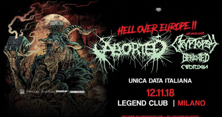 Aborted + Cryptopsy + Benighted + guest
