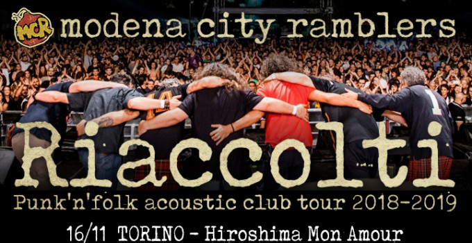 MODENA CITY RAMBLERS - Annunciato “Riaccolti”, il punk’n’folk acoustic club tour, un atteso ritorno alle origini della band