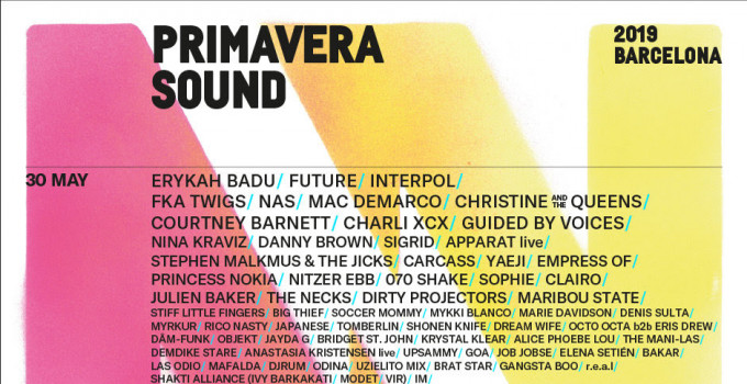 Parità, eclettismo e audacia nella  rivoluzionaria line up del  Primavera Sound 2019