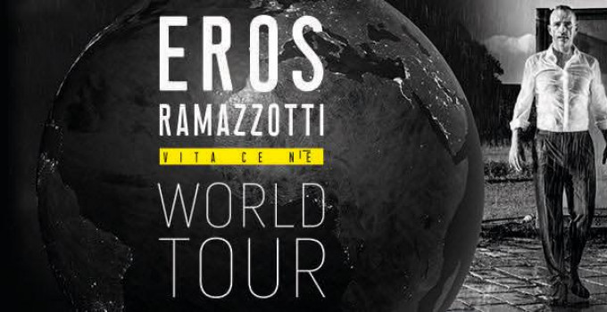 Torna al Lucca Summer Festival   EROS RAMAZZOTTI  VITA CE N’È WORLD TOUR