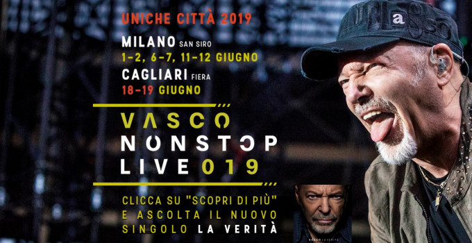 VASCO ROSSI: annunciata l'attesissima "data zero" del tour a Lignano il 27 maggio