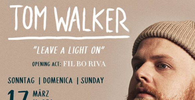 TOM WALKER live a Plan De Corones: special guest FIL BO RIVA