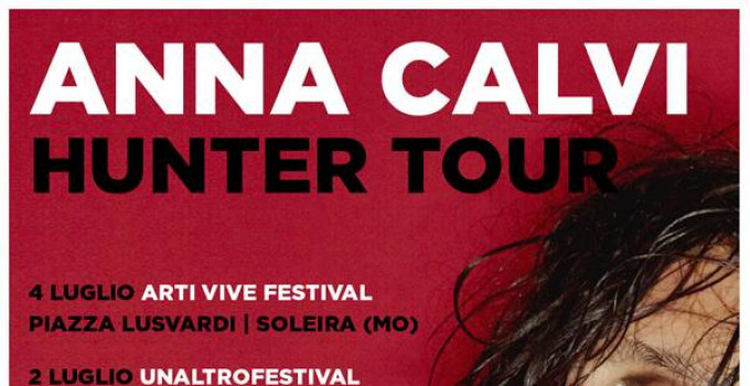 ANNA CALVI in tour in Italia questa estate per 4 appuntamenti live