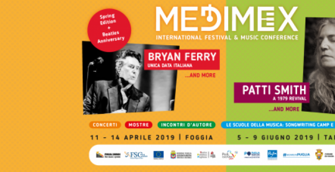 MEDIMEX 2019: doppio appuntamento in Puglia / MEDIMEX: in 2019 a double appointment in Puglia