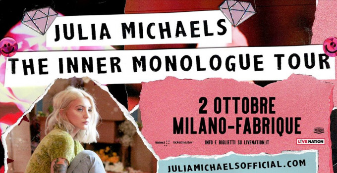 JULIA MICHAELS: una delle autrici e popstar più apprezzate live in Italia il 2 ottobre al Fabrique di Milano