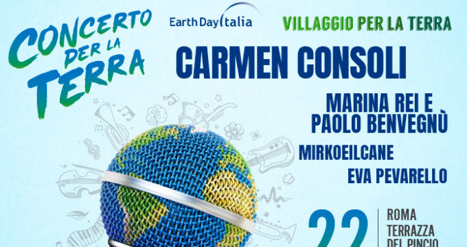 earth Day // carmen consoli alla terrazza del pincio