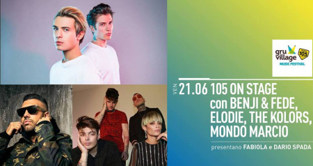 105 On Stage con Benji & Fede, Elodie, The Kolors, Mondo Marcio