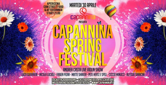 30/04 Luca Guerrieri al Capannina Spring Festival - Castiglione della Pescaia (GR)