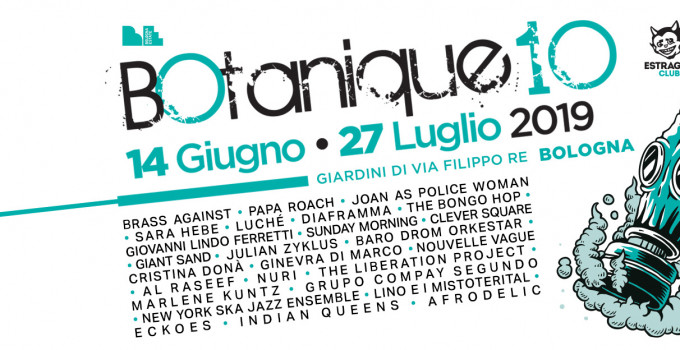 Presentato BOtanique 10.0 - dal 14/6 al 27/7 la rassegna rock ai Giardini di via Filippo Re (BO)