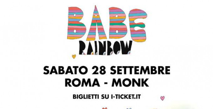 BABE RAINBOW in concerto a Roma con il nuovo “Today”