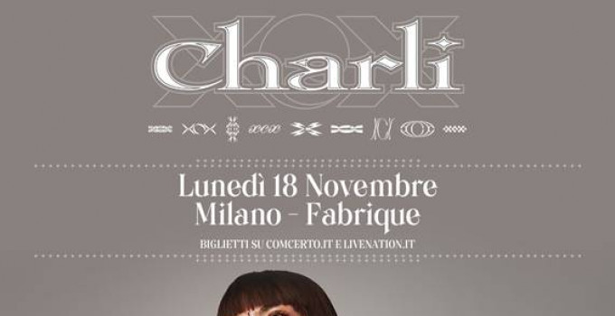 CHARLI XCX in Italia a novembre con il nuovo lavoro "Charli"!