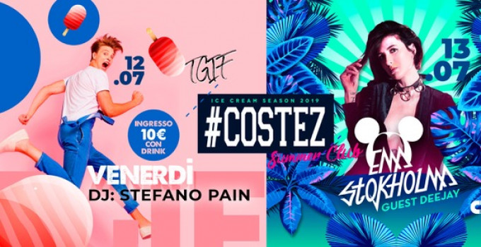 #Costez  Summer Club di Telgate (BG)... che weekend! 12/7 Stefano Pain, 13/7 Ema Stokholma