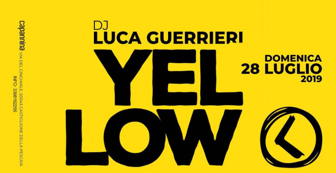 Yellow @ Capannina - Castiglione della Pescaia (GR). Ogni domenica dal 28 luglio: house, hip hop & r'n'b by Luca Guerrieri