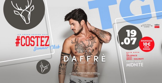 #Costez - Telgate (BG), un weekend hot: 19/7 Luca Dafré, 20/7 Besame