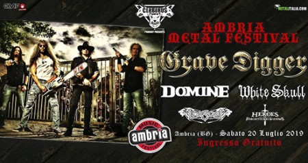 Ambria Metal Festival - Grave Digger + Domine + White Skull + LionSoul + Heroes of Forgotten Kingdom