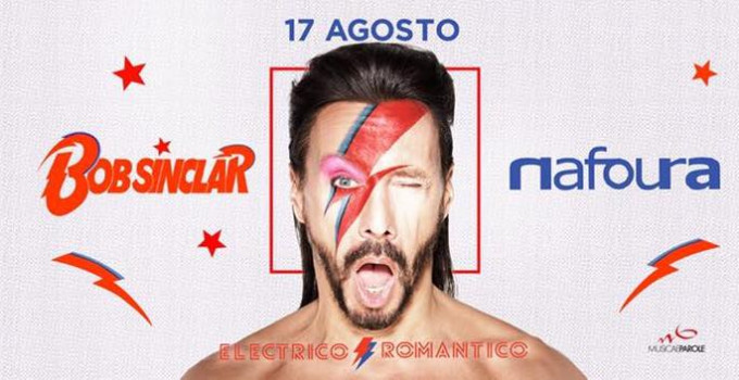 17/8 Bob Sinclar fa ballare Nafoura - Castellaneta Marina (TA)