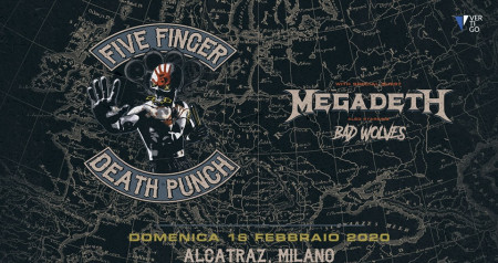 Five Finger Death Punch + Megadeth + Bad Wolfes