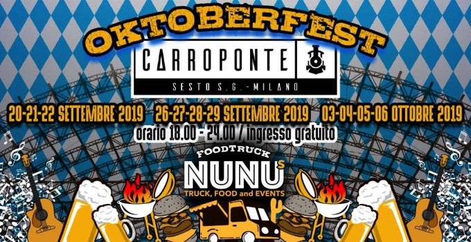 OKTOBERFEST   DAL 20 SETTEMBRE AL 6 OTTOBRE AL CARROPONTE