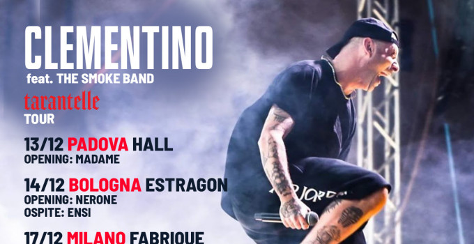 CLEMENTINO: annunciati i primi ospiti del tour e nuove location per le date di Roma e Napoli!