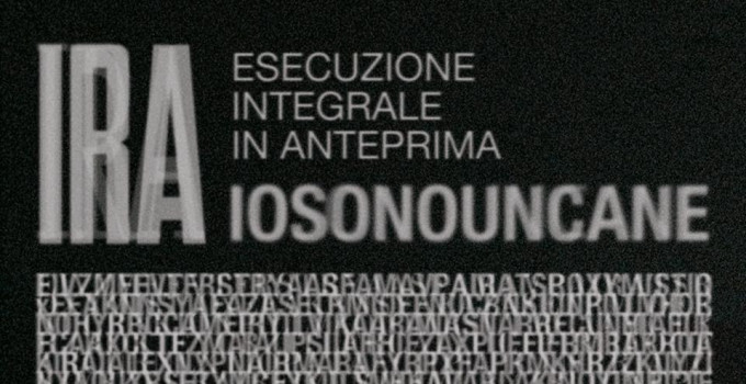 IOSONOUNCANE - Il tour di IRA è già sold out  a Milano, Bologna e Torino