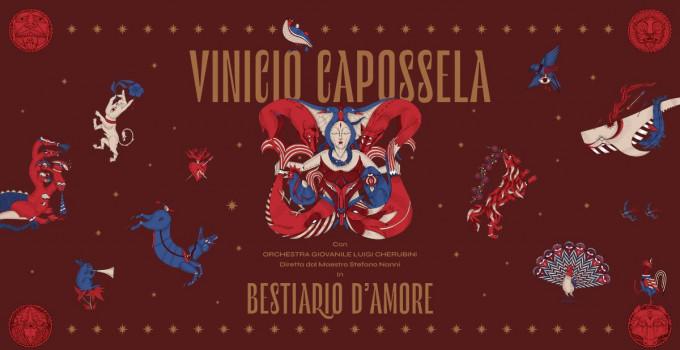 TENER-A-MENTE FESTIVAL annuncia VINICIO CAPOSSELA, in concerto con 'BESTIARIO D'AMORE', 24 GIUGNO, ANFITEATRO DEL VITTORIALE