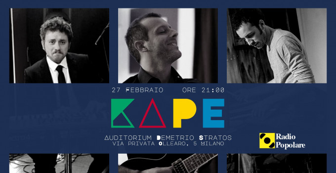 Kape presenta Cliché all' Auditorium Demetrio Stratos