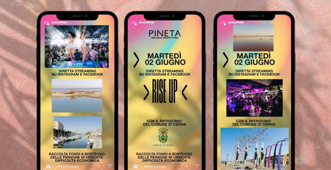 Rise Up: Il Pineta Milano Marittima raccoglie fondi per chi ha bisogno d'aiuto. Mitch B. dà il suo contributo alla raccolta