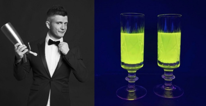 Cocktail Fluo che danno allegria con Sweet & Sour Glow by Michele Piagno: un brevetto mondiale distribuito da Mixò Italia
