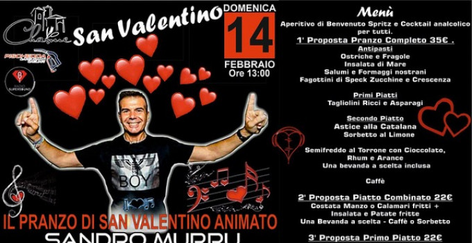 Sandro Murru Kortezman: 14/2 dj show di San Valentino allo Charme - Settimo San Pietro (CA)